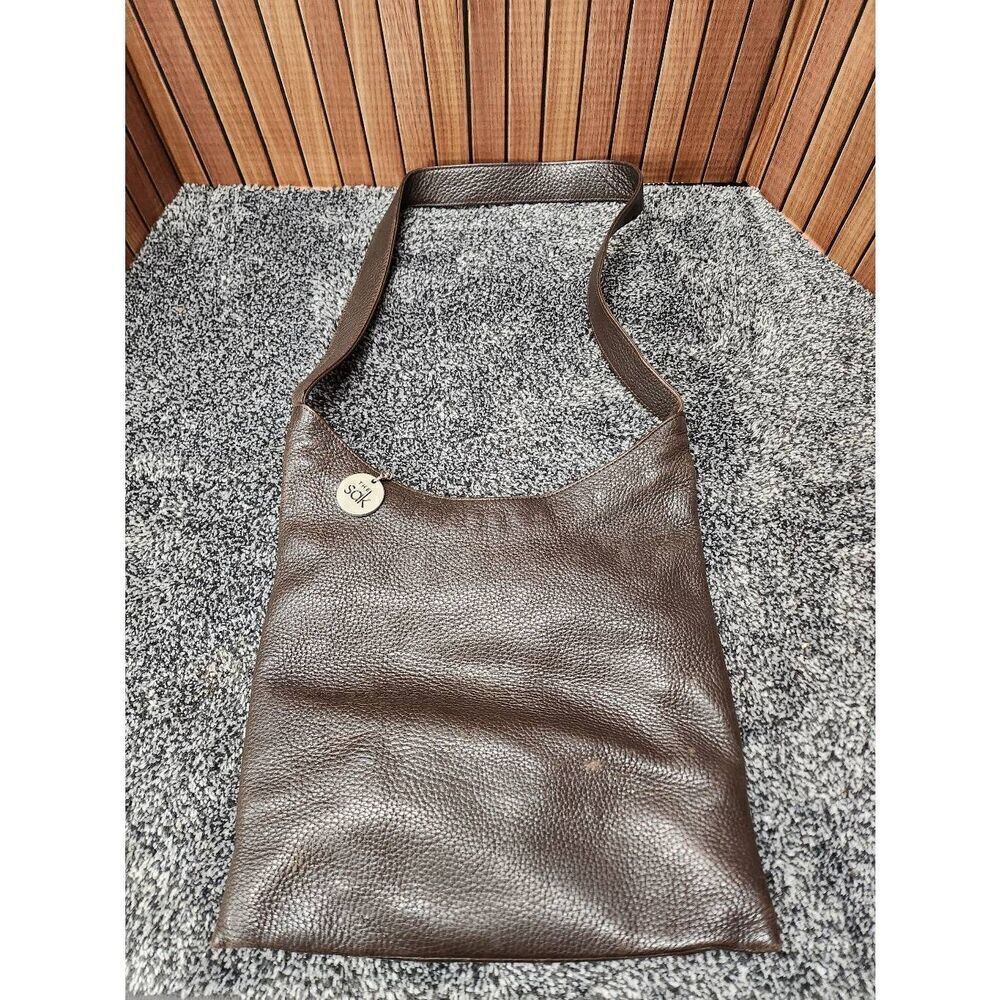 The Sak Dark Brown Leather Bag #A85